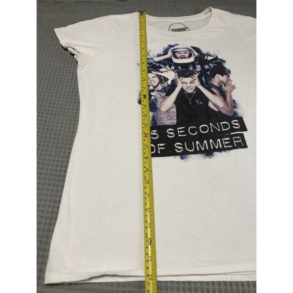 5SOS 5 Seconds Of Summer Shirt Juniors 2X /fits L 2016 Tour Band Concert Graphic - Picture 8 of 8